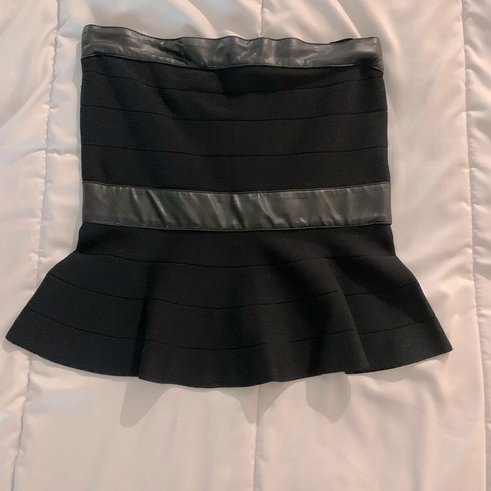 Bebe flared tube top.